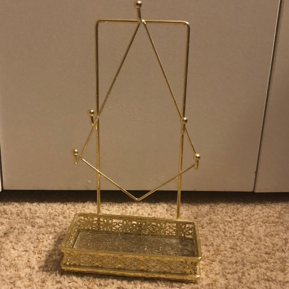 Nicole Miller gold jewelry organizer